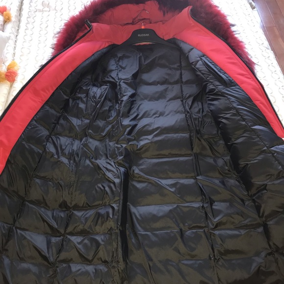Rudsak Red Winter Coat - Picture 4 of 7